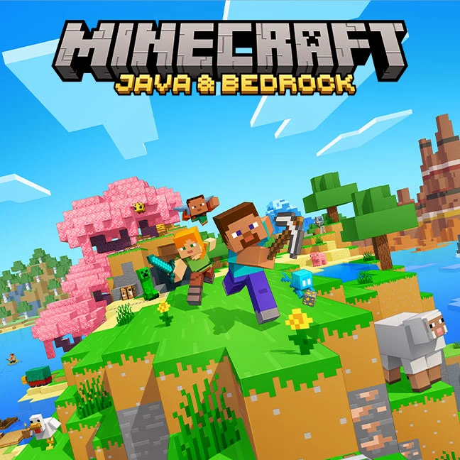 Minecraft game artwork